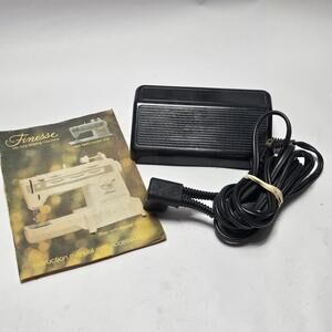 Archer Finesse Sewing Machine Pedal and Manual for Models 814 834 Vintage